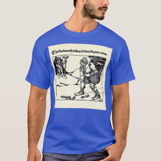 T-shirt L'Horloge Merveilleuse Howard Pyle 1915 0331 Le Bl