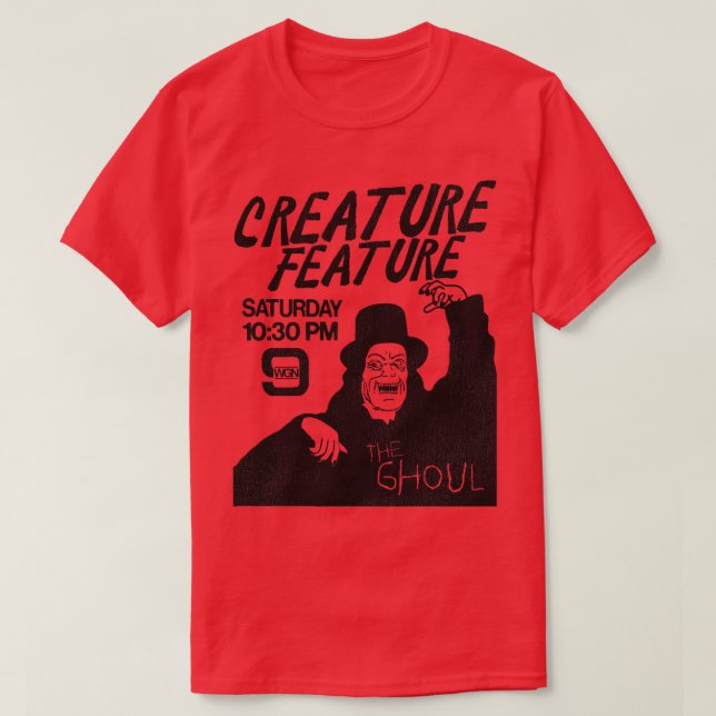 T-shirt L'hôte Ghoul de la fonctionnalité de création WGN  (Design devant)