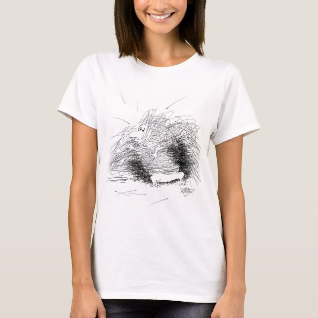 T-shirt l'humeur du hérisson (Devant)