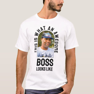 T-shirt L'Humour BEAU BOSS RESSEMBLE À L'EMPLOYÉ Photo