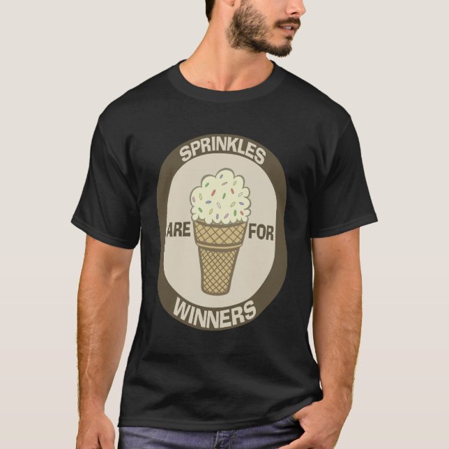 T-shirt L'humour de T-shirt, Sprinkles sont pour des (Devant)