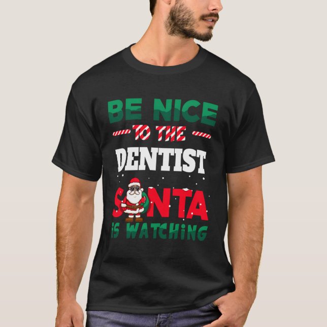 T-shirt L'Hygiène Dentaire Laide Être Génial Pour Le Denti (Devant)