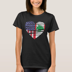 T-shirt Liban Cœur cultivé en Amérique USA Patriot Heritag
