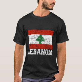 T-shirt Liban Libanais Drapeau Racines Pays Famille N