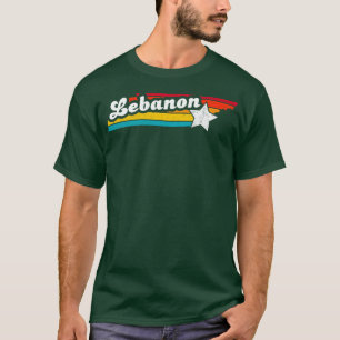 T-shirt Liban Tennessee Vintage Souvenir déshabillé 2