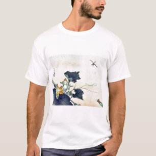 T-shirt Libellule et citrouille par Ogata, Gekko Ukiyoe