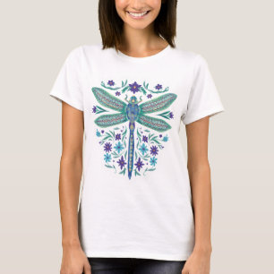 T-shirt libellule féminine