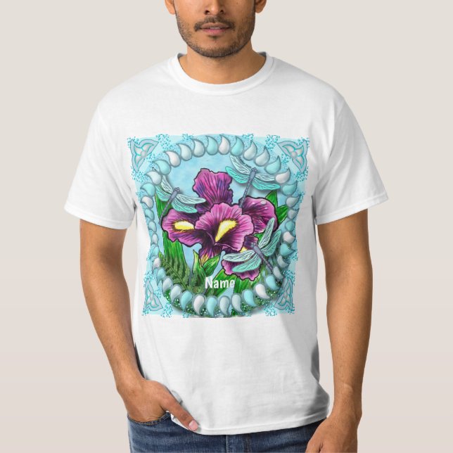 T-shirt Libellule Iris  (Devant)
