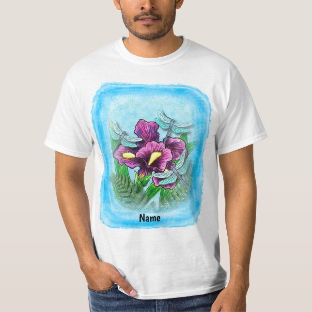 T-shirt Libellule Iris  (Devant)