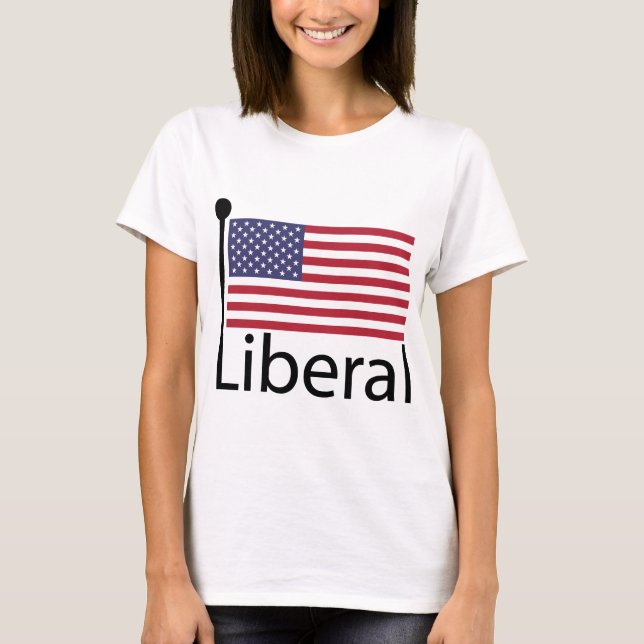 T-shirt Libéral américain (Devant)
