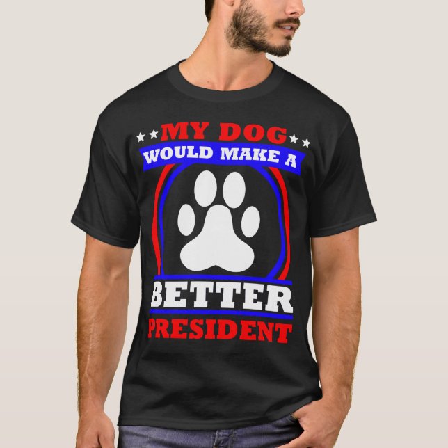 T-shirt Libéral anti-Trump démocrate (Devant)