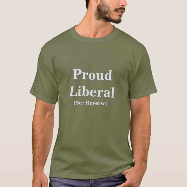 T-shirt libéral de définition (Devant)