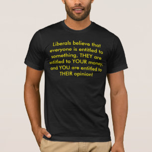 T-shirt libéral de droit