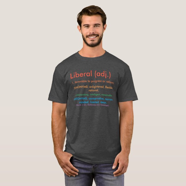T-shirt Libéral fier (Devant entier)