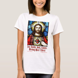 T-shirt Libéral Jésus de défenseur de la veuve et de