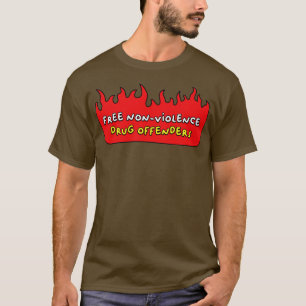 T-shirt Libération des contrevenants non violents à la dro