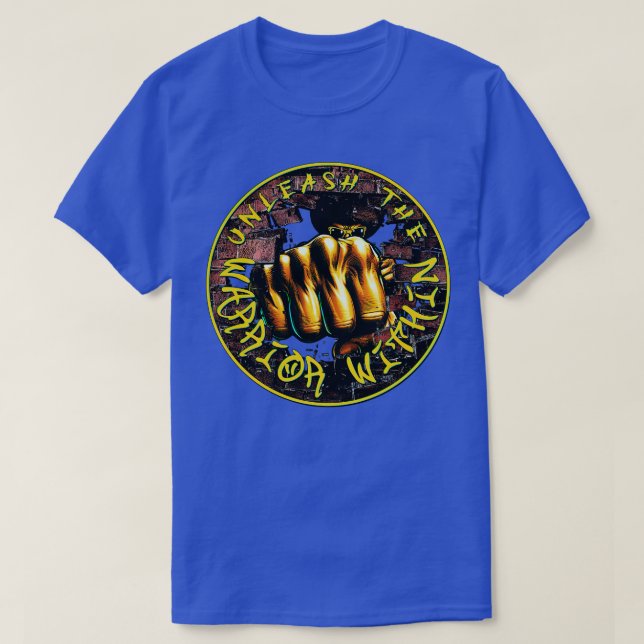 T-shirt Libérer le guerrier à l'intérieur (Design devant)