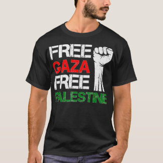 T-shirt Libérez Gaza Libérez La Palestine Nous Sommes Avec