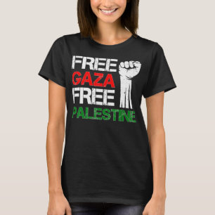 T-shirt Libérez Gaza Libérez La Palestine Nous Sommes Avec