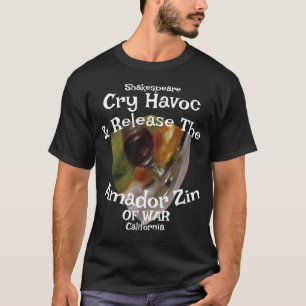 T-shirt Libérez Havoc Amador Zin Guerre Californie