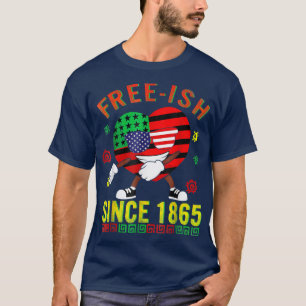 T-shirt Libérez Ish Drapeau du 18e Jour Black Pride 1865 A