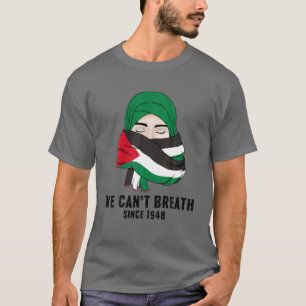 T-shirt Libérez La Palestine Bande De Drapeau Palestinien