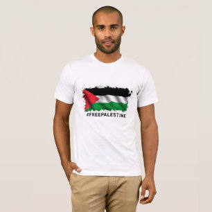 T-shirt Libérez la Palestine, drapeau de la Palestine, sol