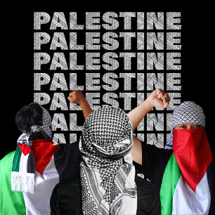 T-shirt Libérez la Palestine en design de foulard palestin