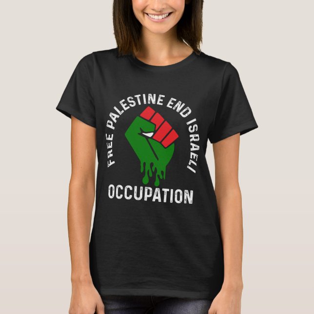 T-shirt Libérez la Palestine, soutenez la Palestine, libér (Devant)