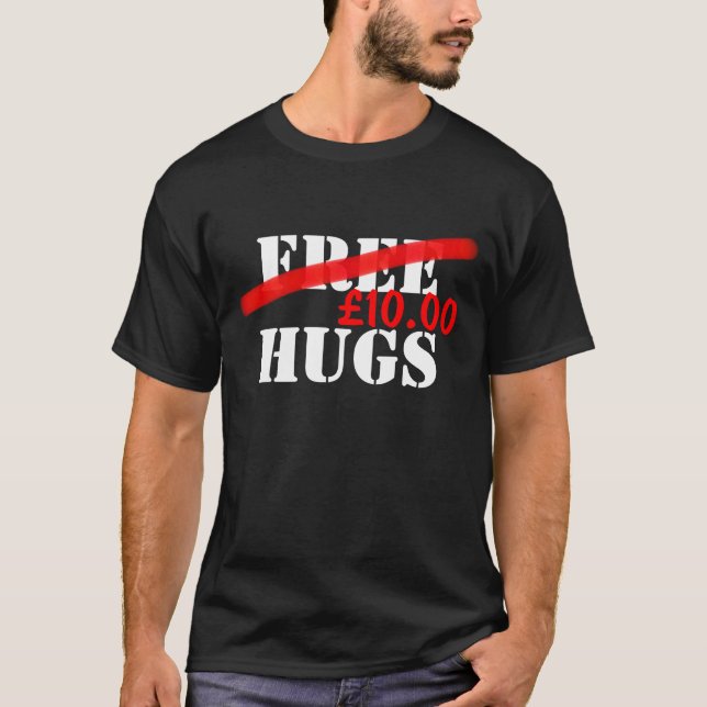 T-shirt Libérez les étreintes (le prix personnalisable) (Devant)
