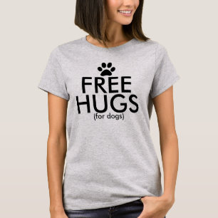 T-shirt Libérez les étreintes pour des chiens