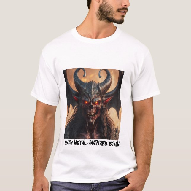 T-shirt Libérez l'obscurité avec notre démon (Devant)