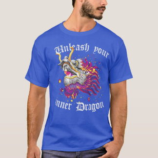 T-shirt Libérez votre Dragon intérieur Motivation Dragon c