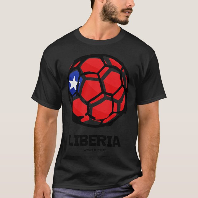T-shirt Liberia Country Flag (Devant)