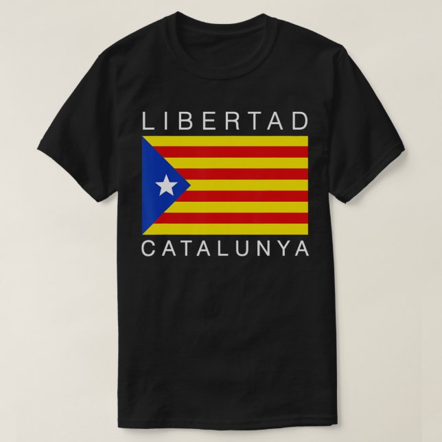 T-shirt Libertad Catalunya Catalogne Catalogne Indépendanc (Design devant)