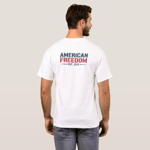 T-shirt Liberté Américaine 1976 Aigle Patriotique