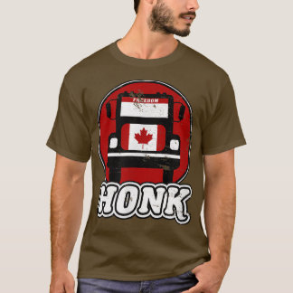 T-SHIRT LIBERTÉ CAMION CONVOYER FORT LIBRE CANADIEN MAPLE