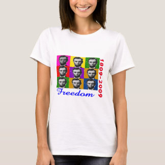 T-shirt LIBERTÉ d'Abe Lincoln 1809 2009 cadeaux uniques