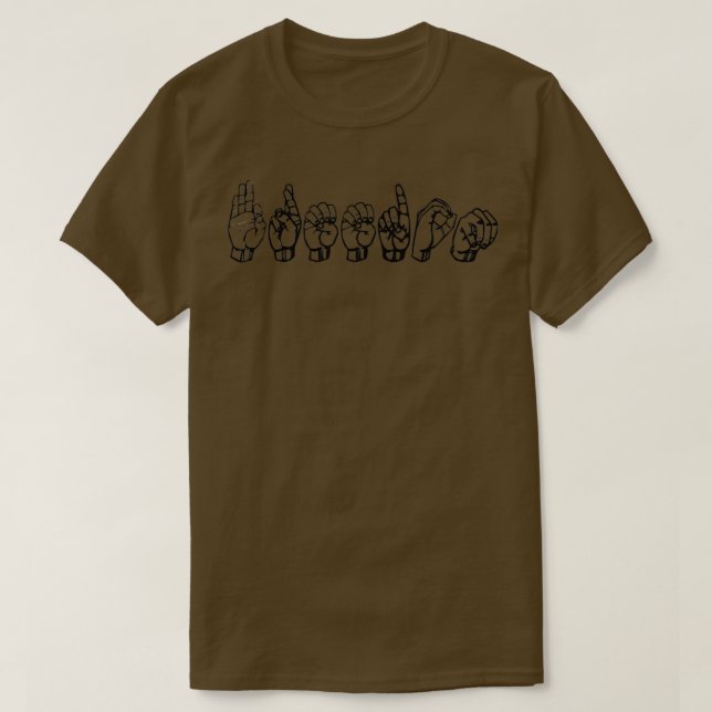 T-shirt Liberté dans ASL (Design devant)