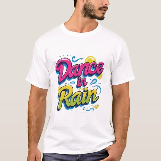 T-shirt Liberté dans la pluie (Devant)