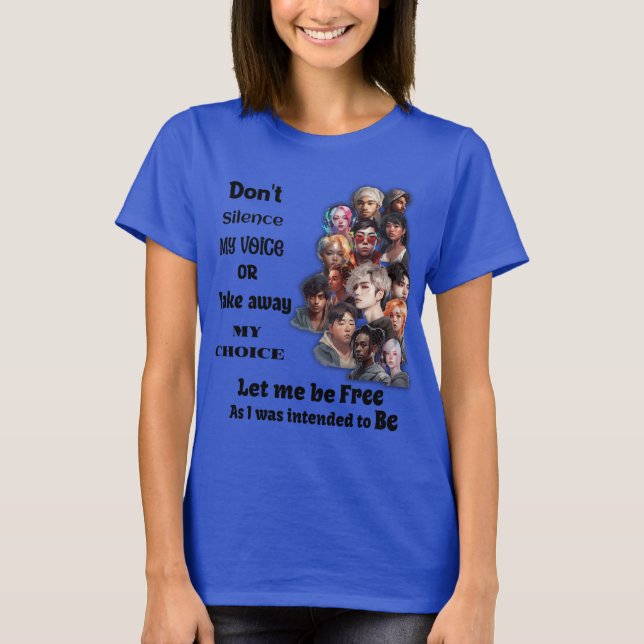 T-shirt Liberté de choix et égalité (Devant)