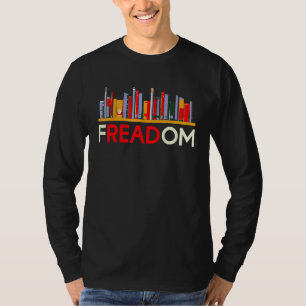 T-shirt Liberté de lire des livres anti-interdiction Fread