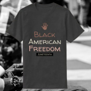 T-shirt Liberté des Noirs américains Juneteenth
