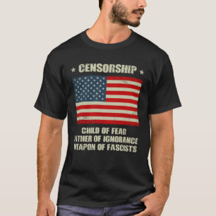T-shirt Liberté d'expression contre la censure Premier ame