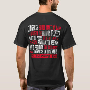 T-shirt Liberté d'expression Premier amendement Droits
