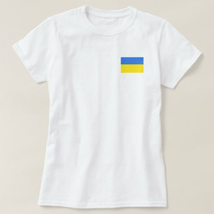 T-shirt Liberté du drapeau ukrainien