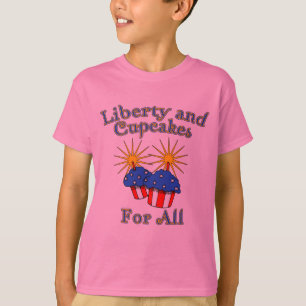 T-shirt Liberté et petits gâteaux pour tous les produits