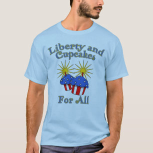 T-shirt Liberté et petits gâteaux pour tous les produits