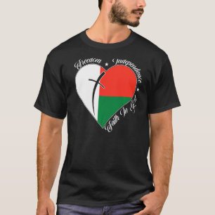 T-shirt Liberté Indépendance Foi En Dieu Christian Madag