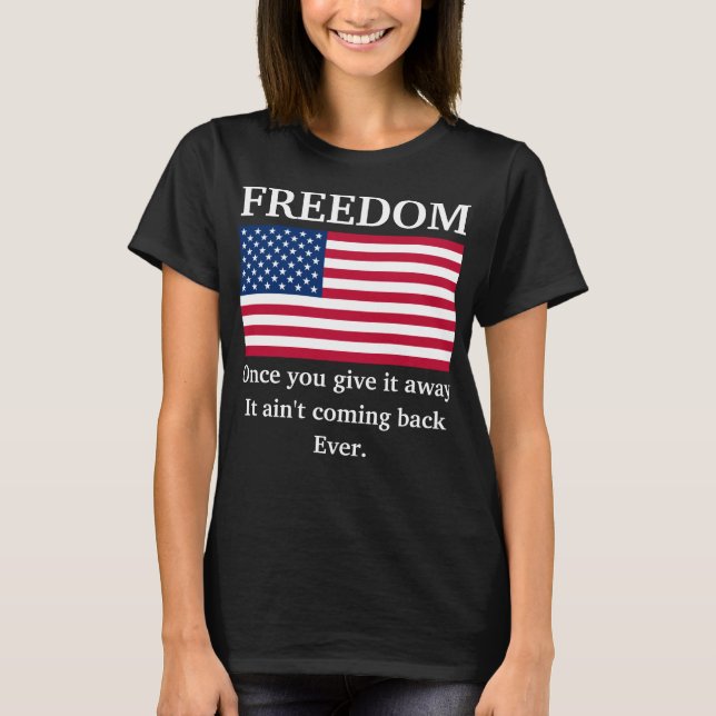 T-shirt Liberté (L'obscurité de W) (Devant)